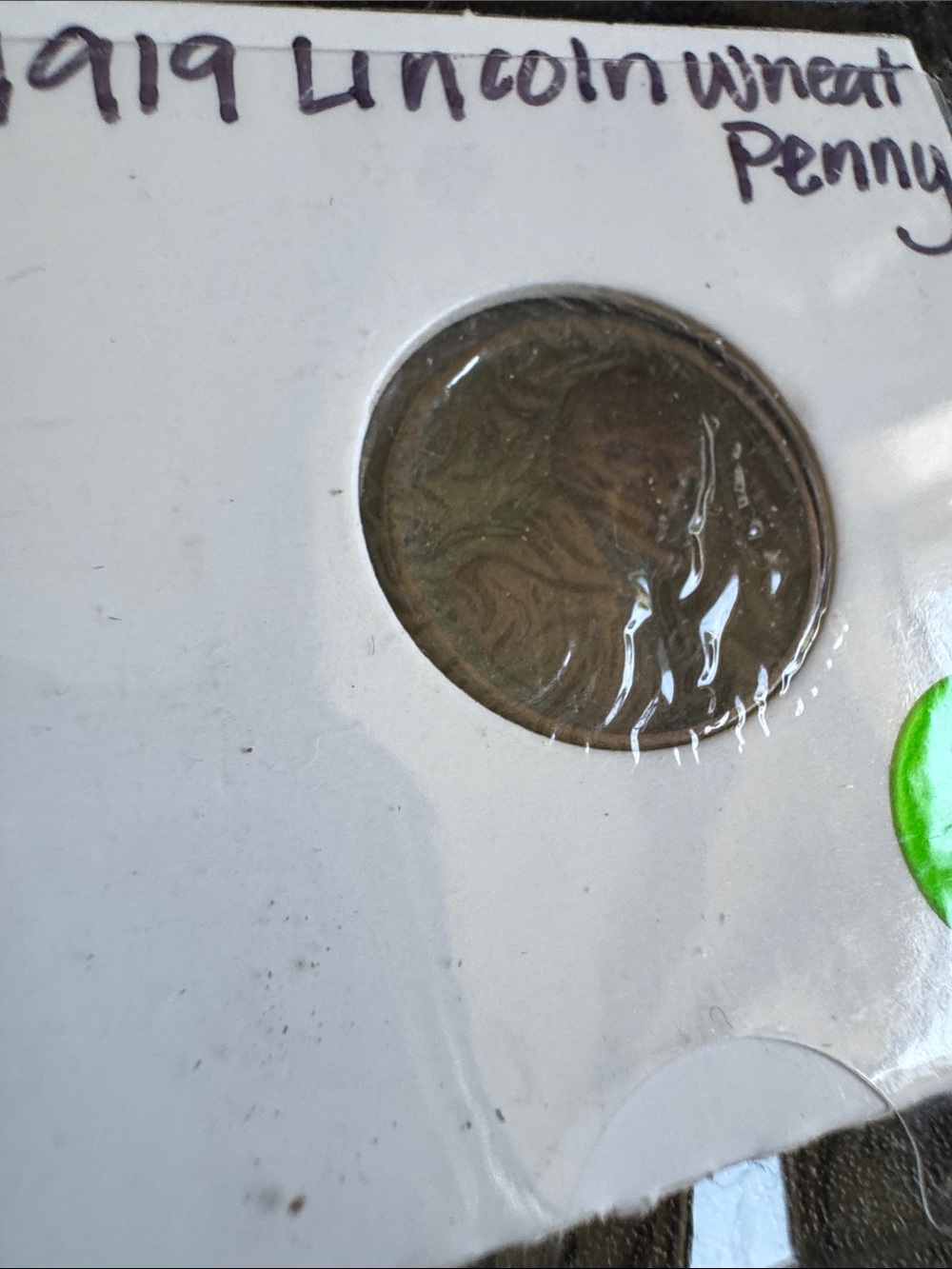 Vintage Lincoln Wheat Penny - Brown Copper Tone